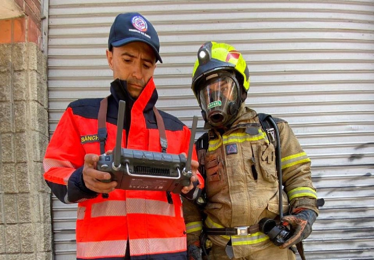 Incendio en fábrica en Medellín