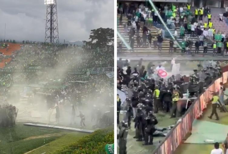 Desmanes en el estadio Atanasio Girardot