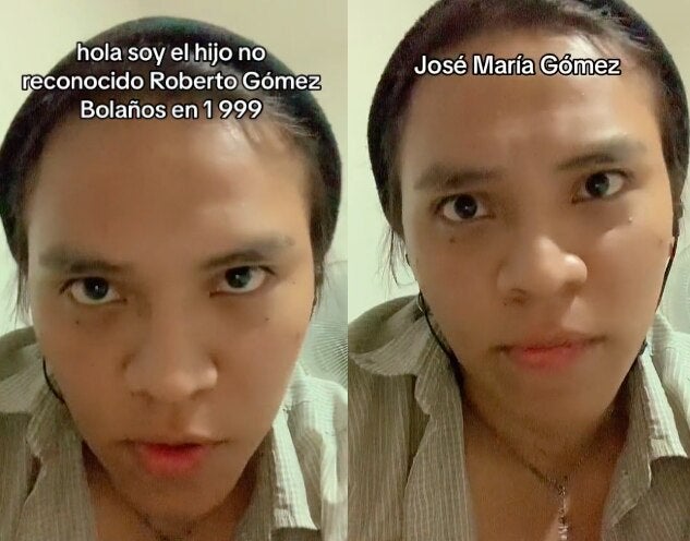 Supuesto hijo de Roberto Gómez Bolaños es viral en TikTok ¿Se parecen o no?