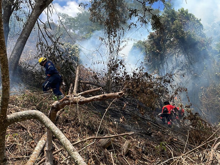 Incendio en el oriente de Medellín