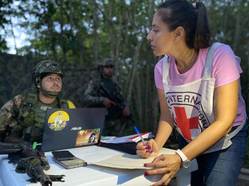 Entrega de secuestrados al CICR en Antioquia