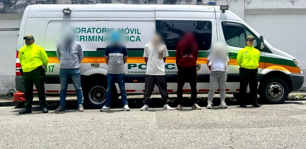 Captura de banda delincuencial