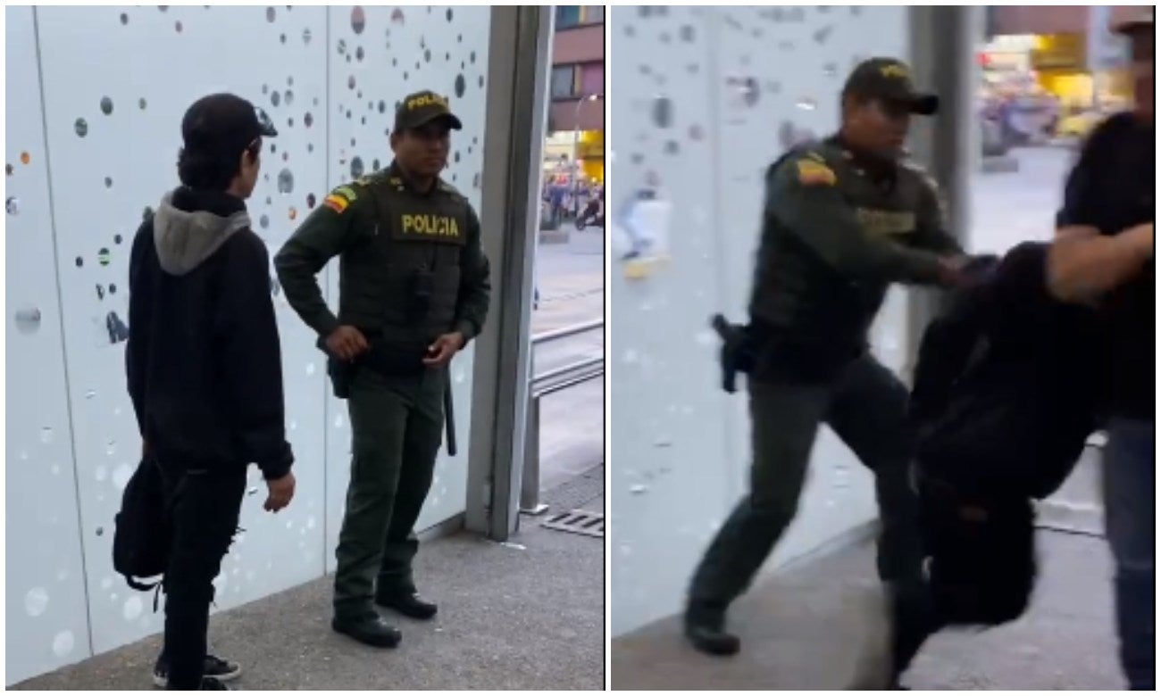 [Video] Policía se distrajo y dejó escapar a ladrón que ciudadanos cogieron robando