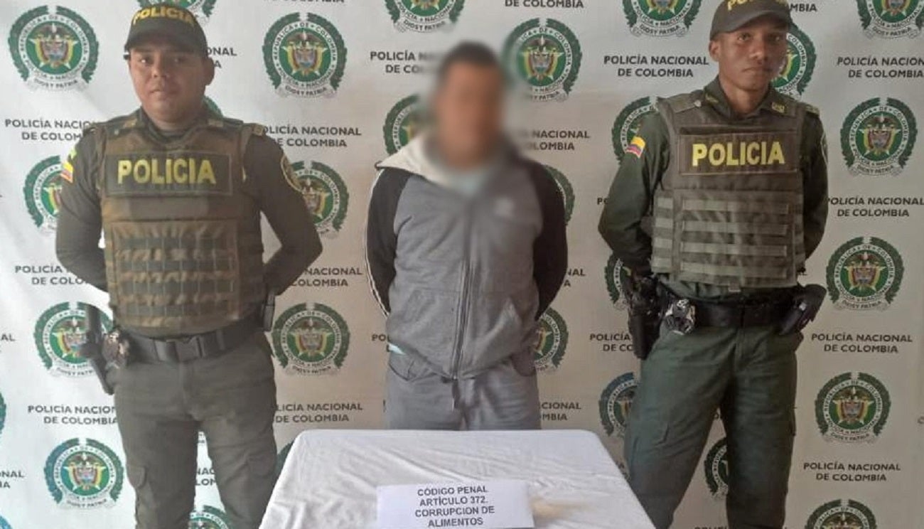 Capturado en Antioquia con carne en descomposición