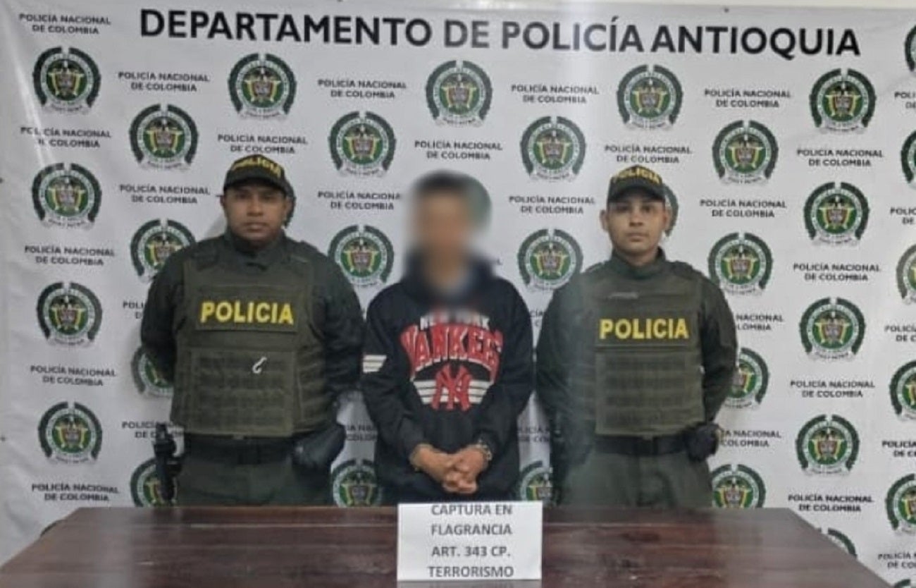 Capturado por terrorismo en Antioquia