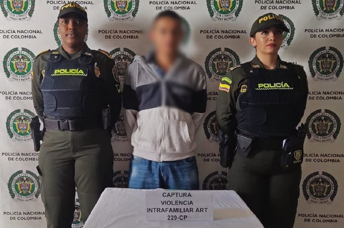 Capturado por violencia intrafamiliar en Antioquia