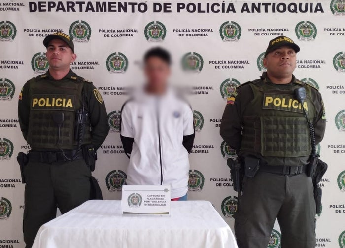 Capturado por violencia intrafamiliar en Antioquia
