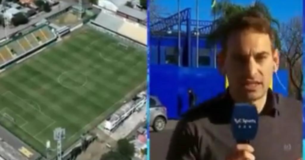 Periodista de T&C Sports, por poco se desmaya durante programa en vivo