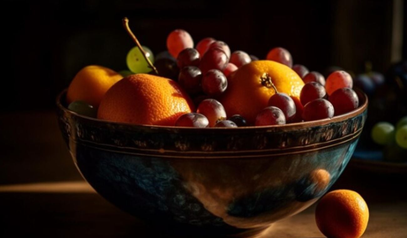Frutas en la casa-buena energía en la casa
