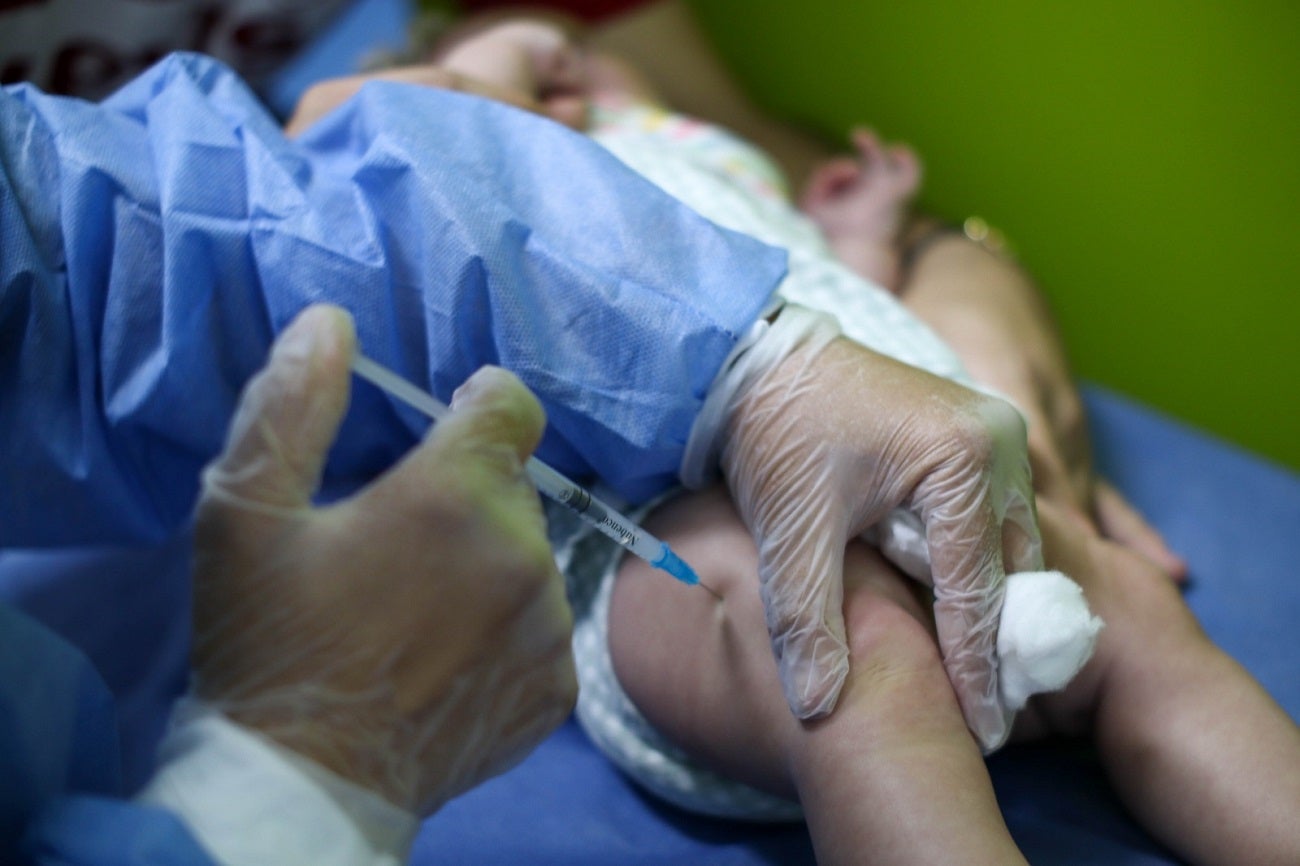 Jornada de vacunación en Medellín