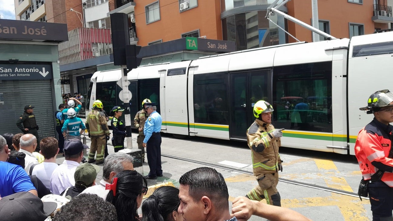 Accidente en el Tranvía de Medellín