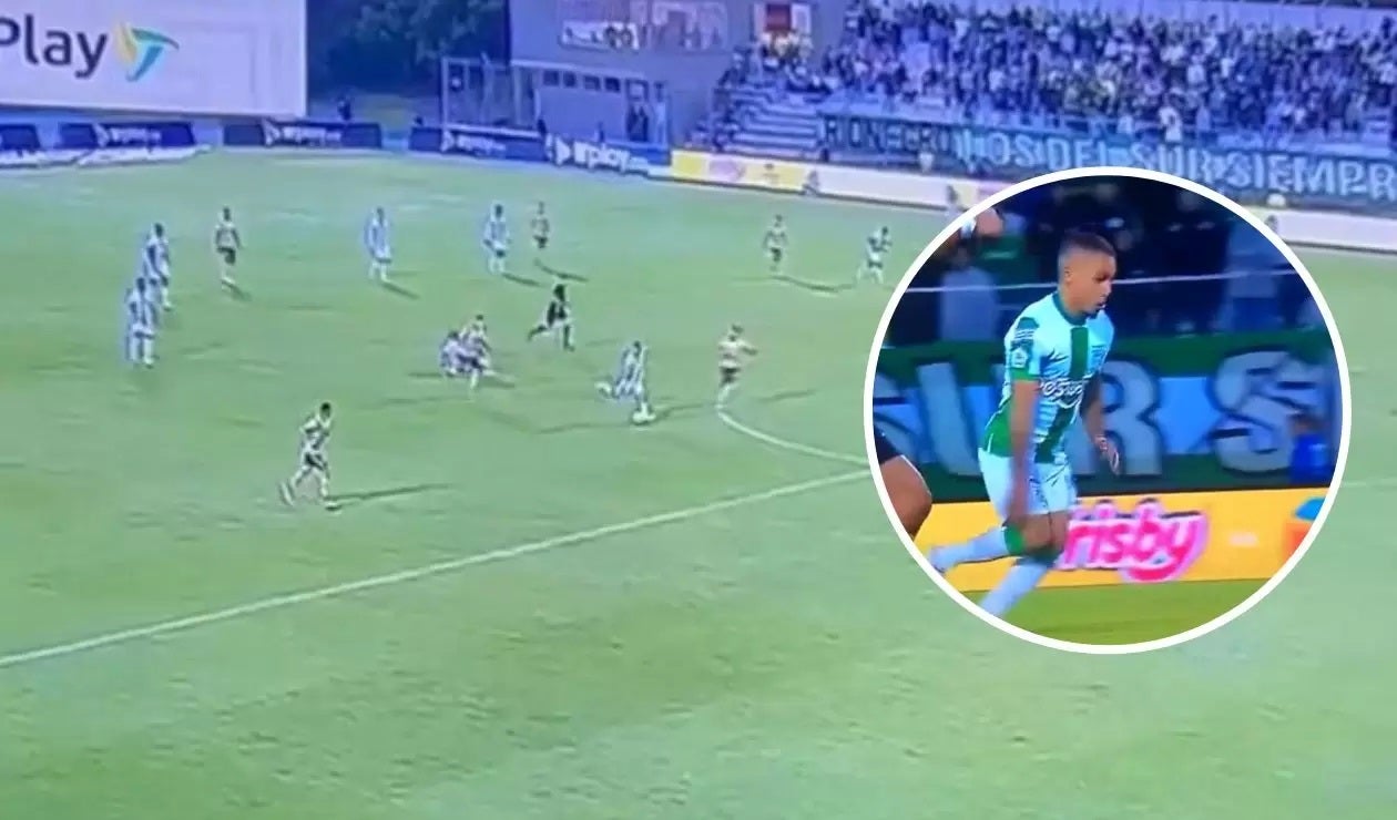 Gol de mitad de cancha de Nacional