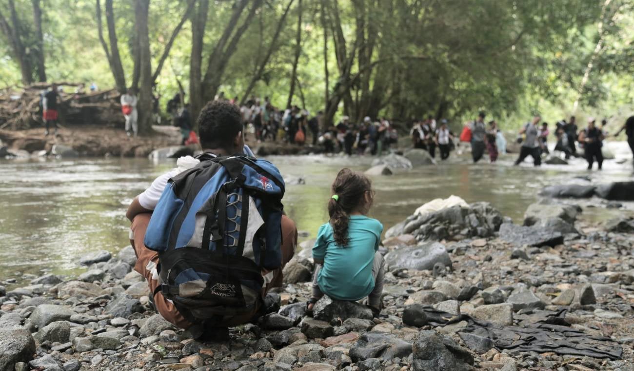 La migración en el Tapón del Darién.