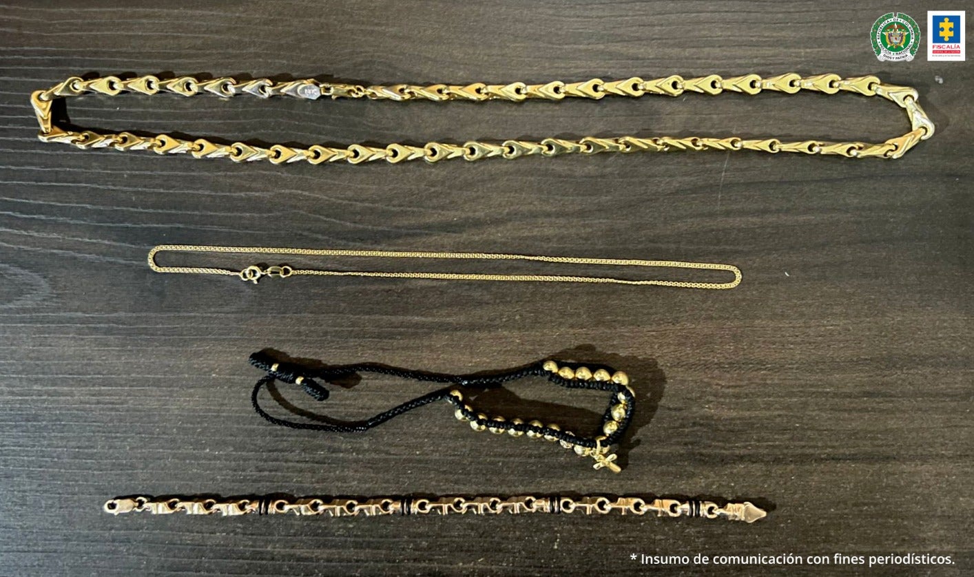 Joyas robadas por cosquilleros