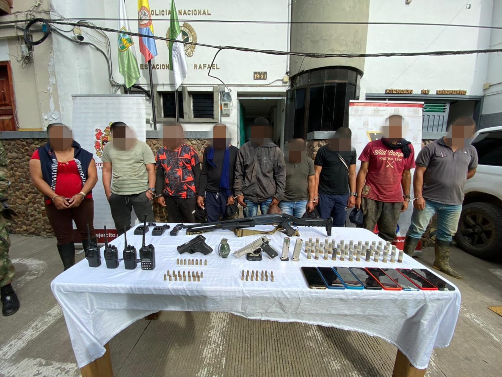 Operativos del Ejército permitieron la captura de nueve integrantes del Clan Del Golfo en San Rafael Antioquia