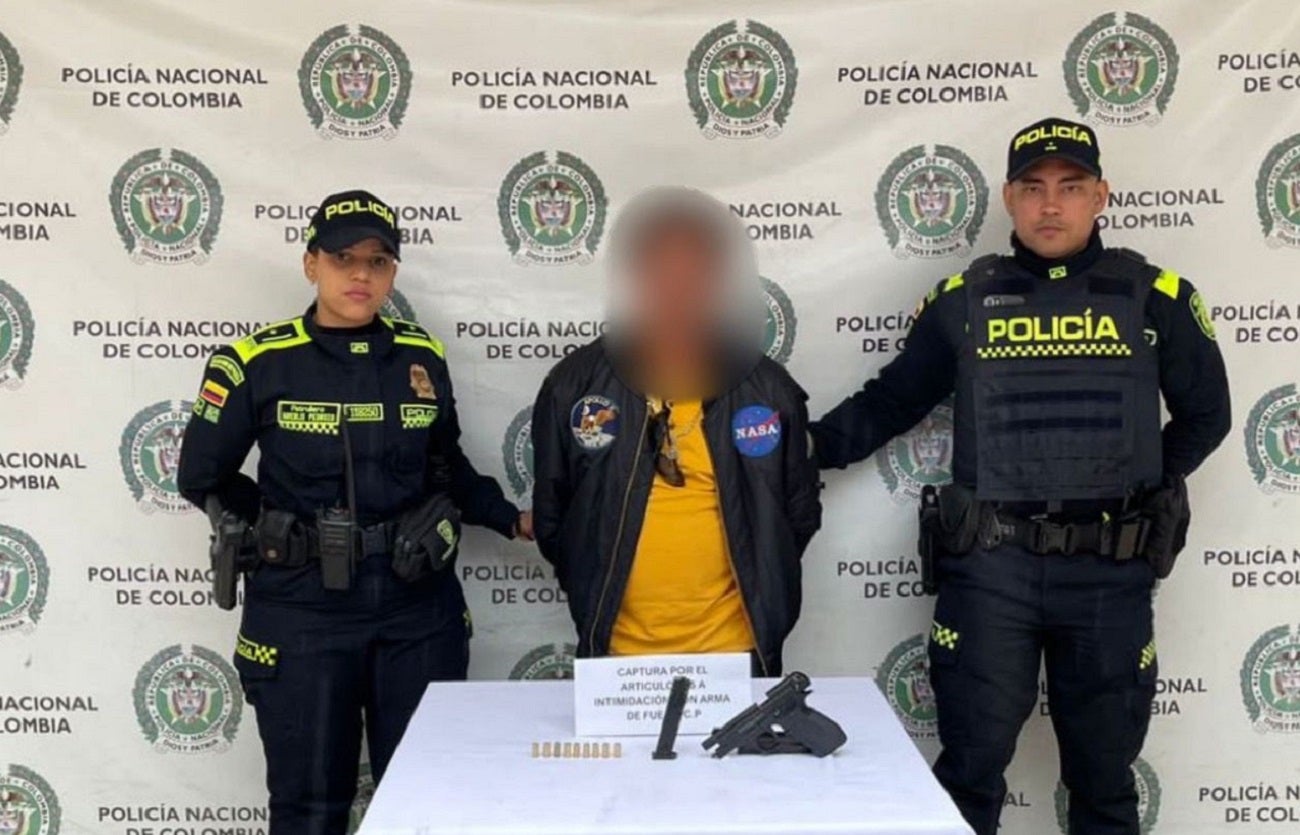 Capturado en Marinilla, Antioquia