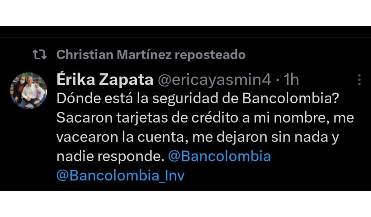 Robo a Érika Zapata