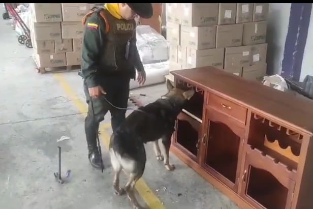 El Omero de la policía descubrió 40 kilos de maracachafa en Itagüí, Antioquia