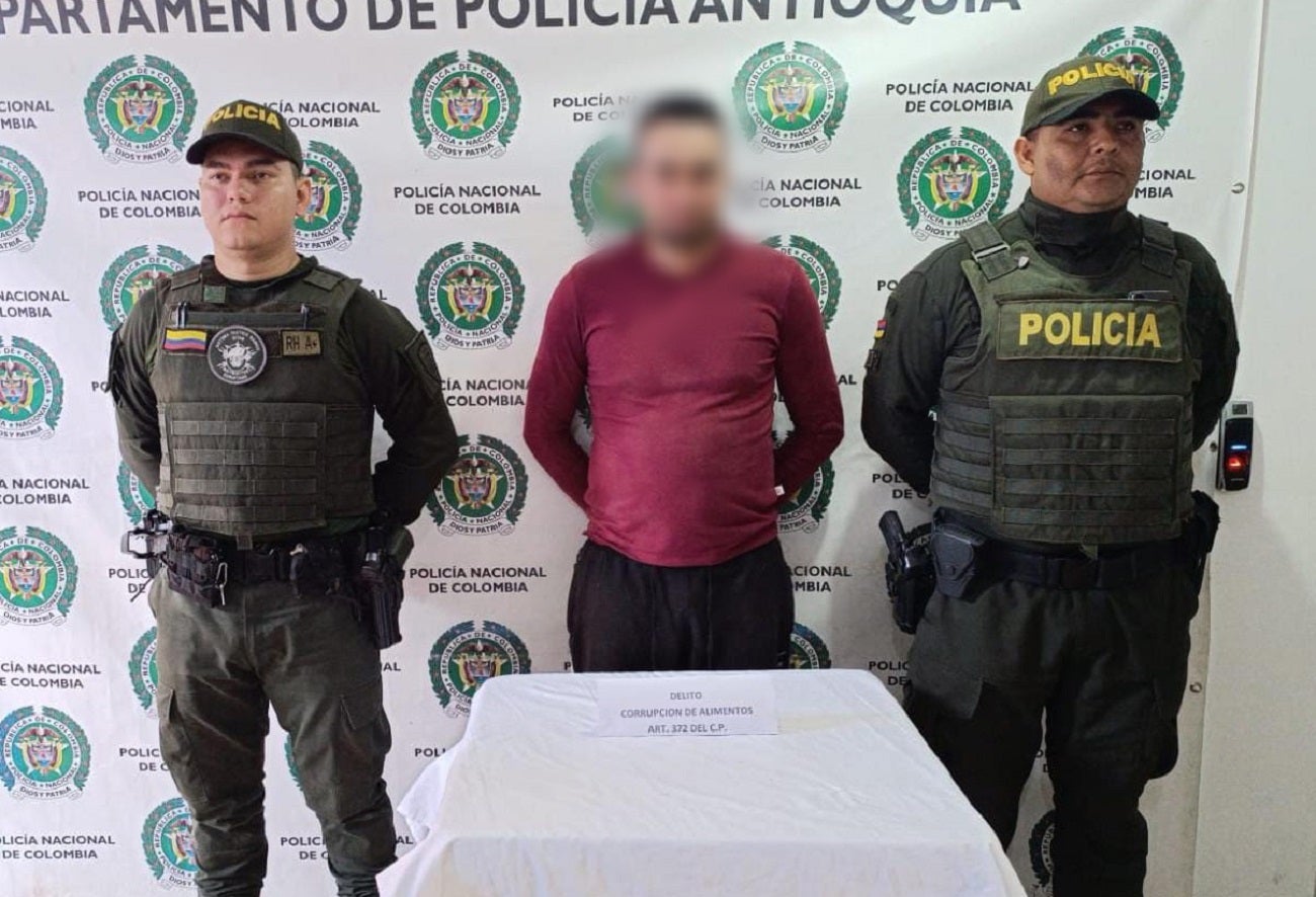 Capturado por corrupción de alimentos en Antioquia