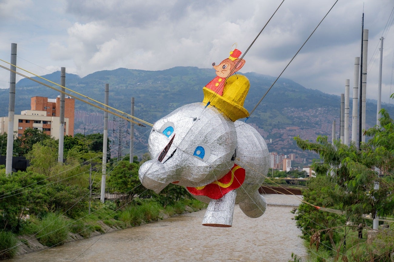 Alumbrados navideños en Medellín
