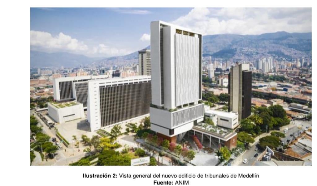 Nuevo edificio de justicia de Medellín