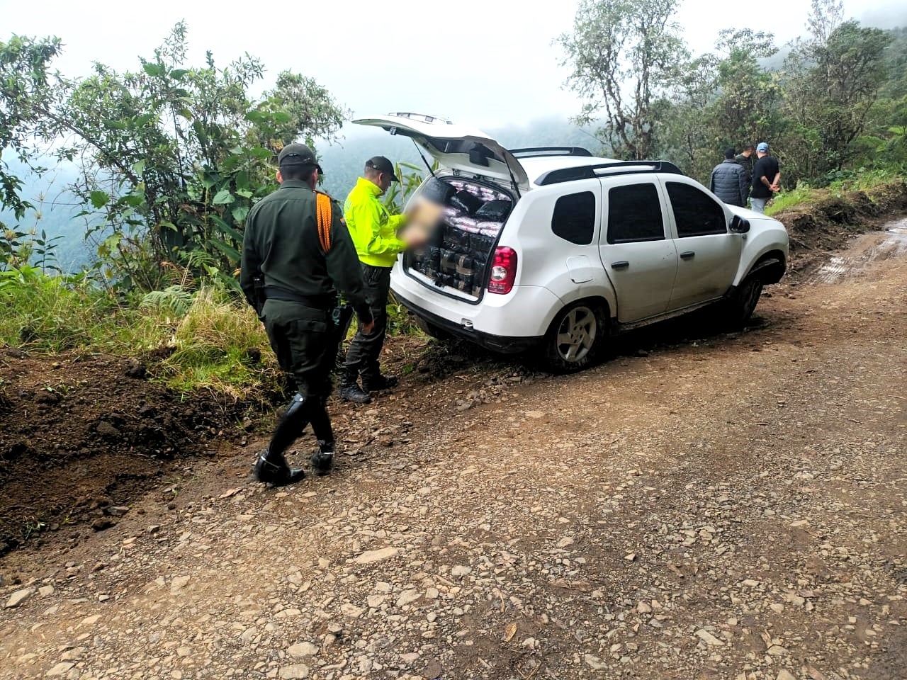 Persecución en Antioquia terminó con la incautación de kilos de marihuana avaluados en $250 millones