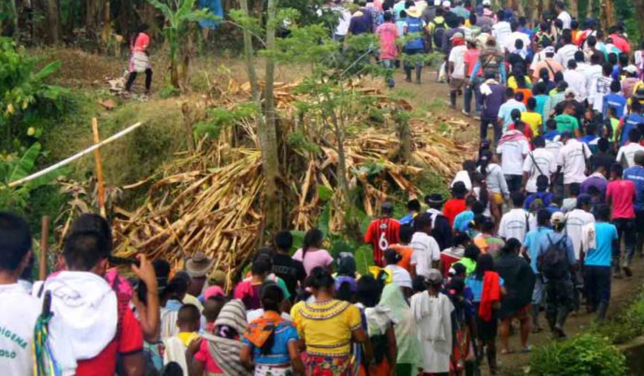 Paro armado del ELN en Chocó, ha obligado a desplazarse a alrededor de 2.900 personas, según la Defensoría