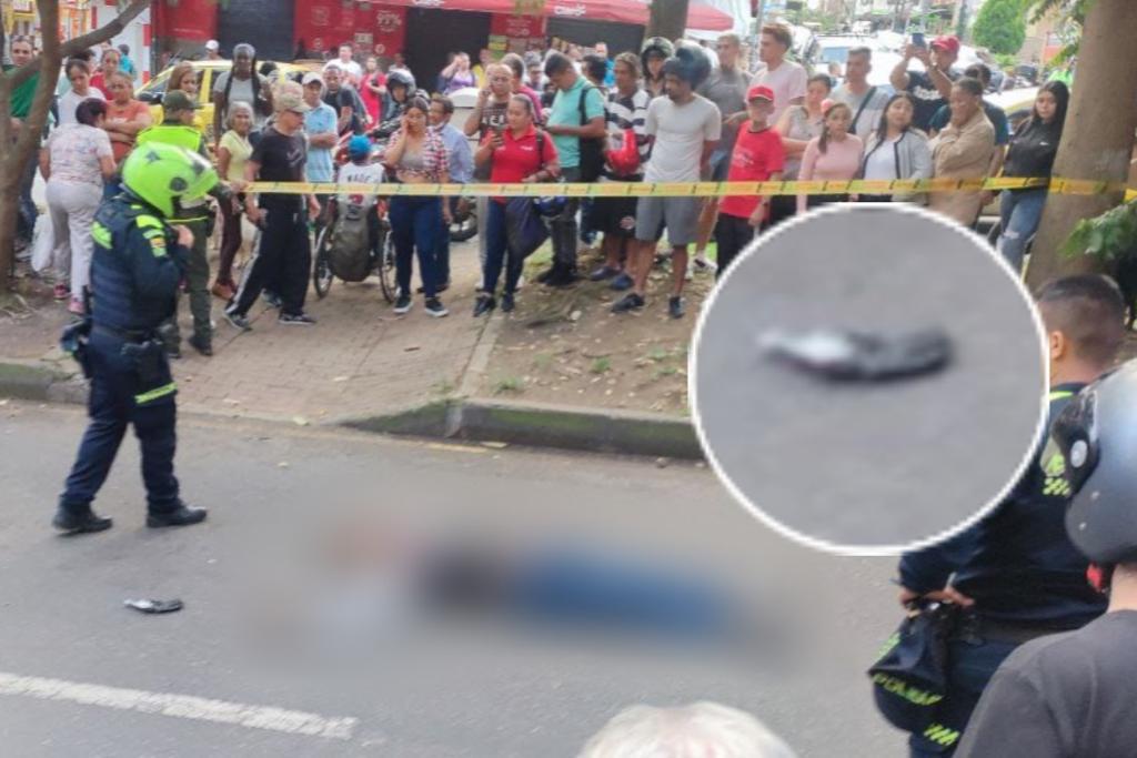 Le dieron bala a fletero que hurtó una barbería en Medellín