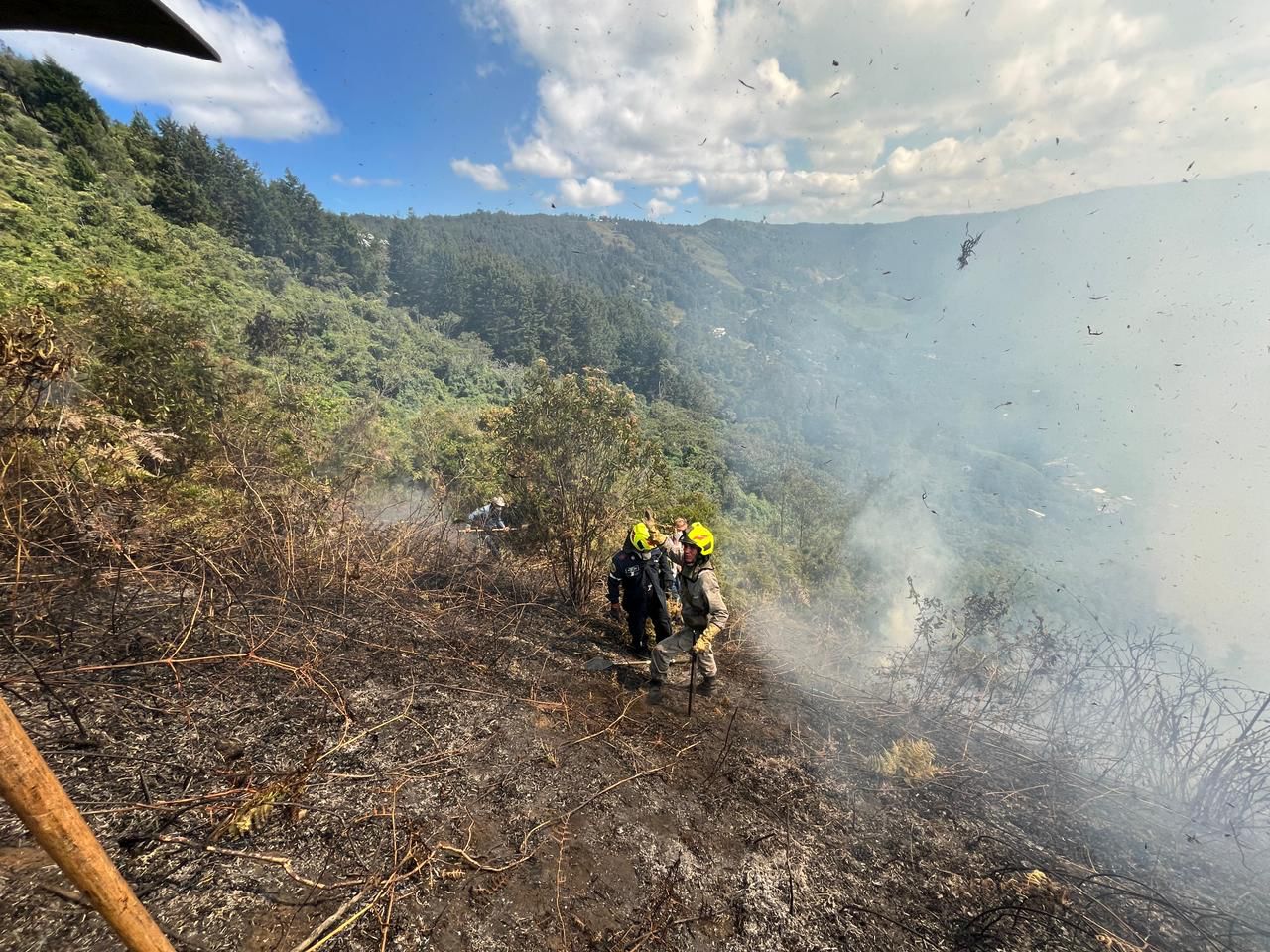 Santa Elena incendió
