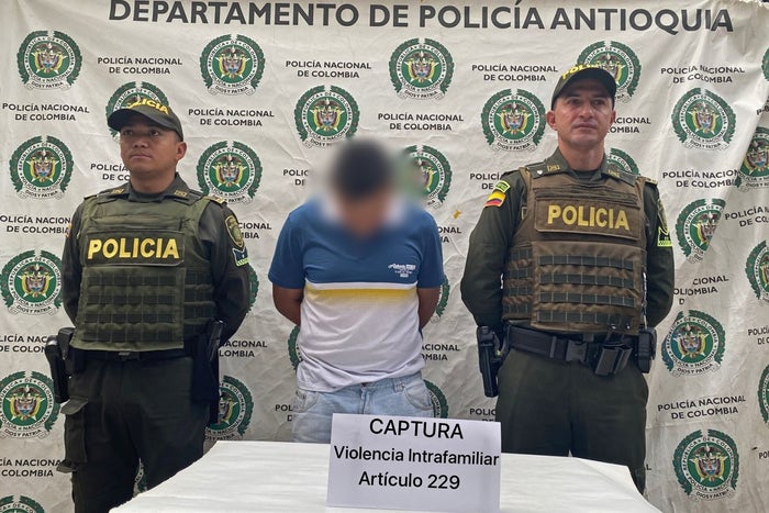 Capturado por violencia intrafamiliar en Antioquia