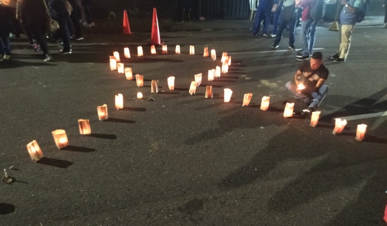 Velatón Hospital General de Medellín