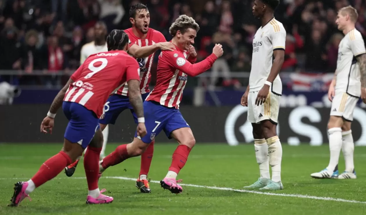 Atlético de Madrid eliminó al Real Madrid de la Copa del Rey