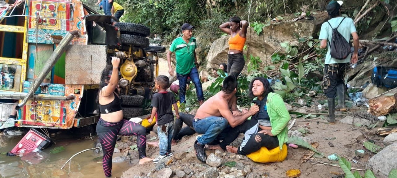 Accidente de chiva en Anorí