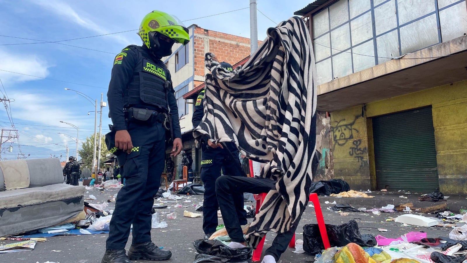 operativos en el Bronx de Medellín