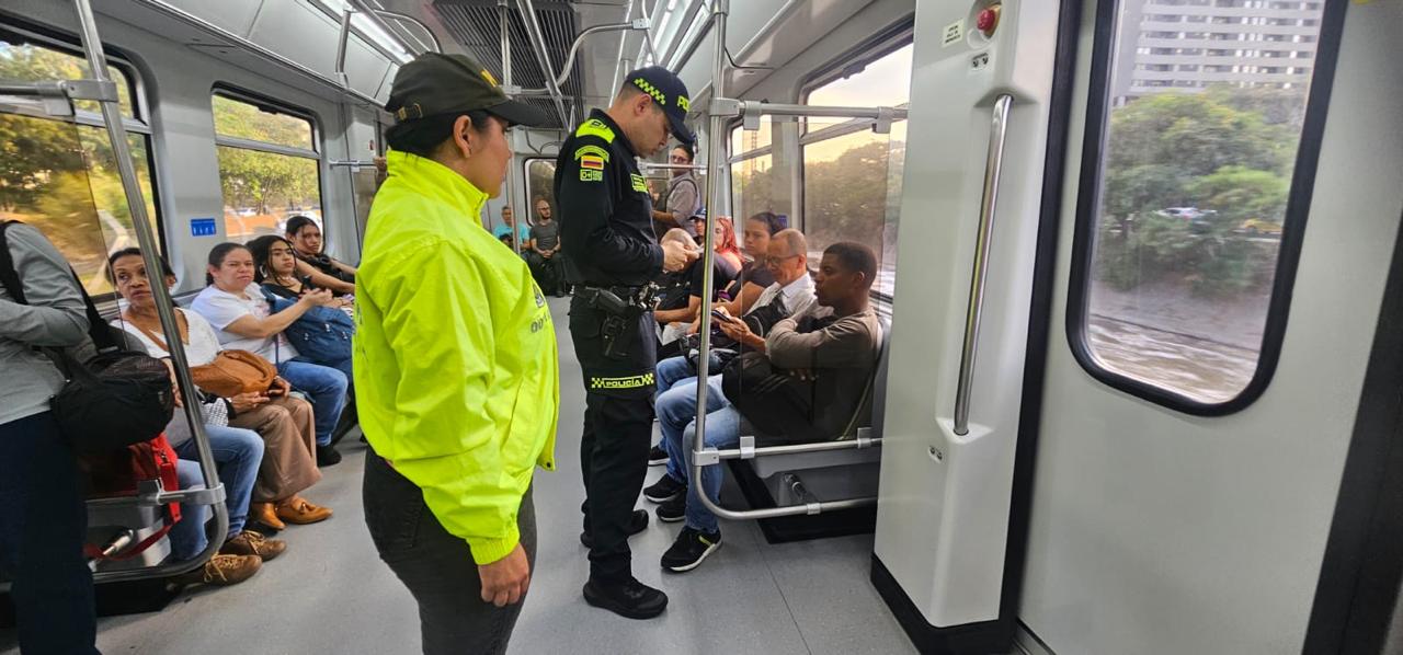 Vigilancia en el Metro de Medellín