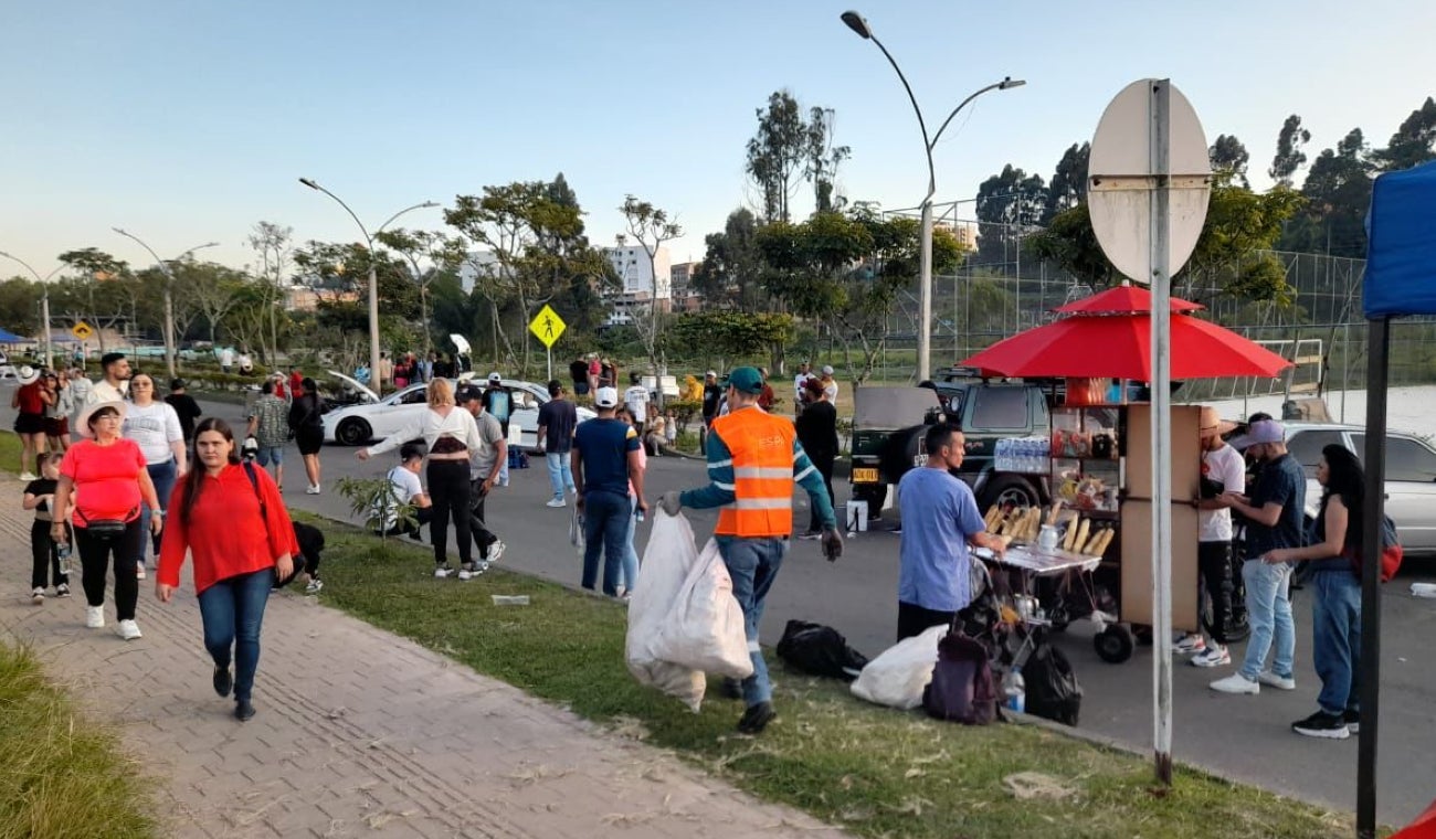 Recolección de basuras en Marinilla