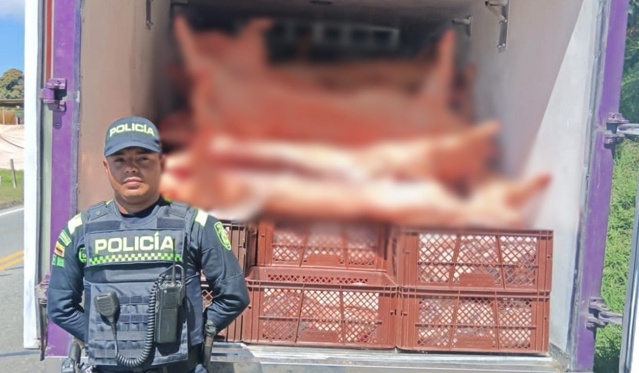Incautación de carne en estado de descomposición en Antioquia