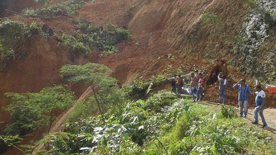 Aterrador audio de hombre que fue testigo del derrumbe en la vía Quibdó -Medellín