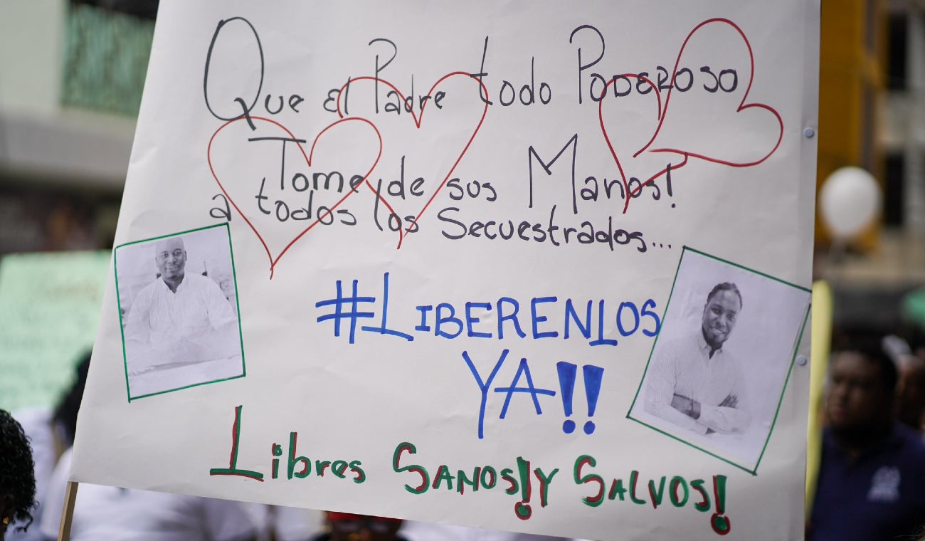Marcha por secuestrados en Quibdó, Chocó.