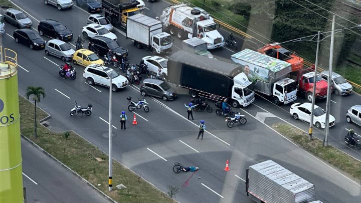 Accidente de tránsito en Medellín