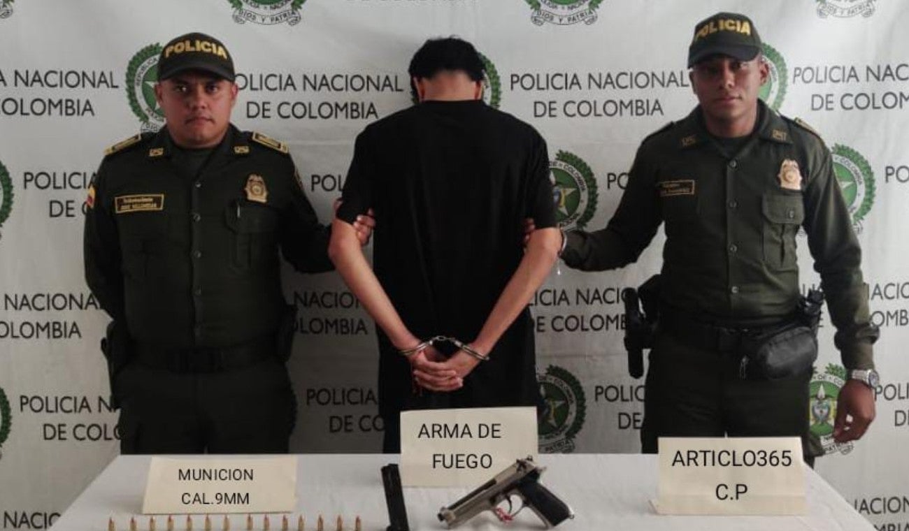 Autoridades capturaron a sicario antes de cometer un atentado en Guatapé, Antioquia