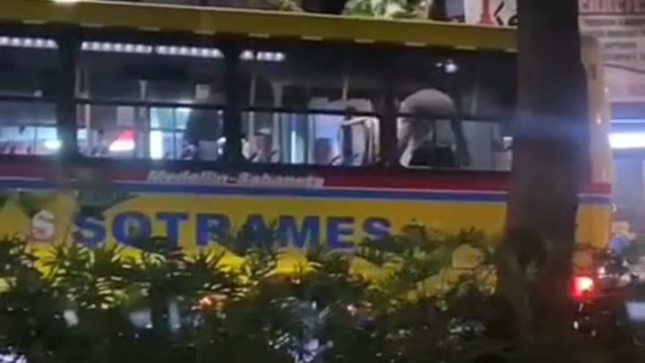 Riña en un bus en el barrio El Poblado