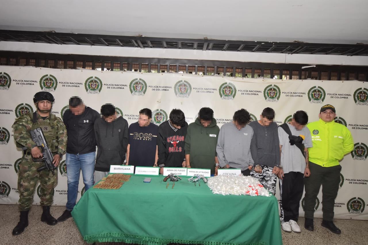 En el operativo fueron capturadas siete presuntos jibaros