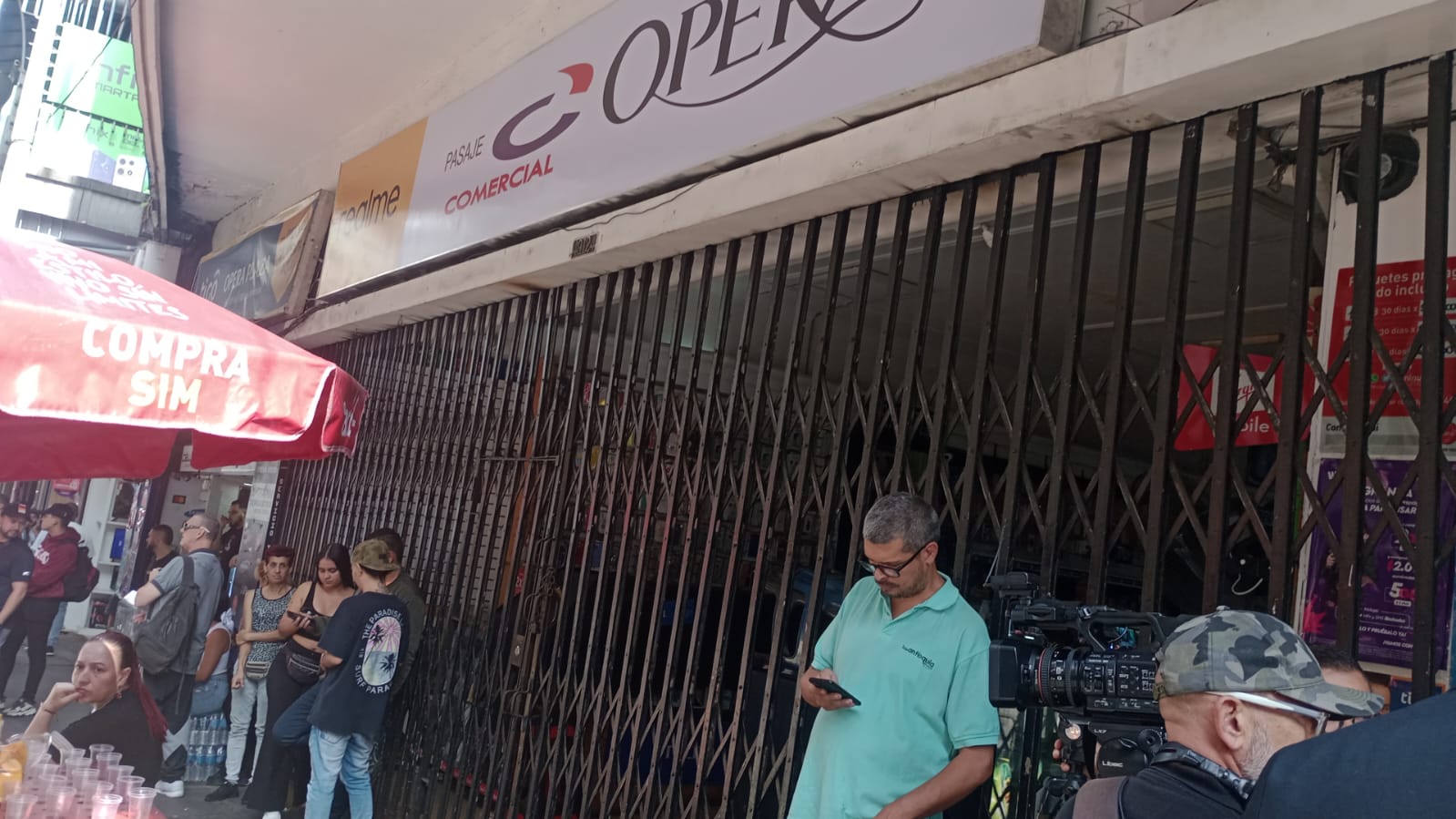 Cierre del centro comercial Ópera