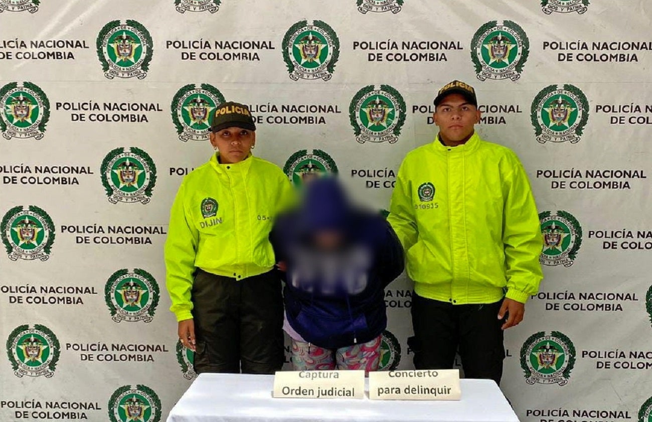 Capturada alias 'Juli Tetas' en Antioquia