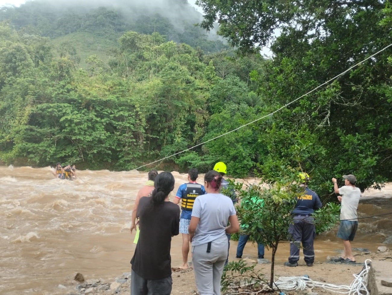Creciente súbita en San Rafael, Antioquia