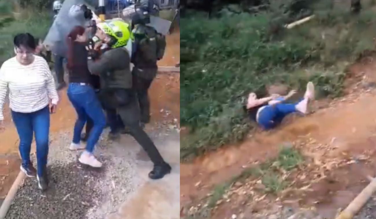 Agresión de UDMO a una ciudadana en Villa Hermosa