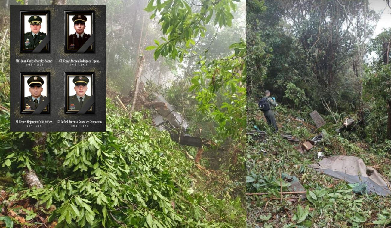 Accidente de helicóptero Black Hawk en Caramanta