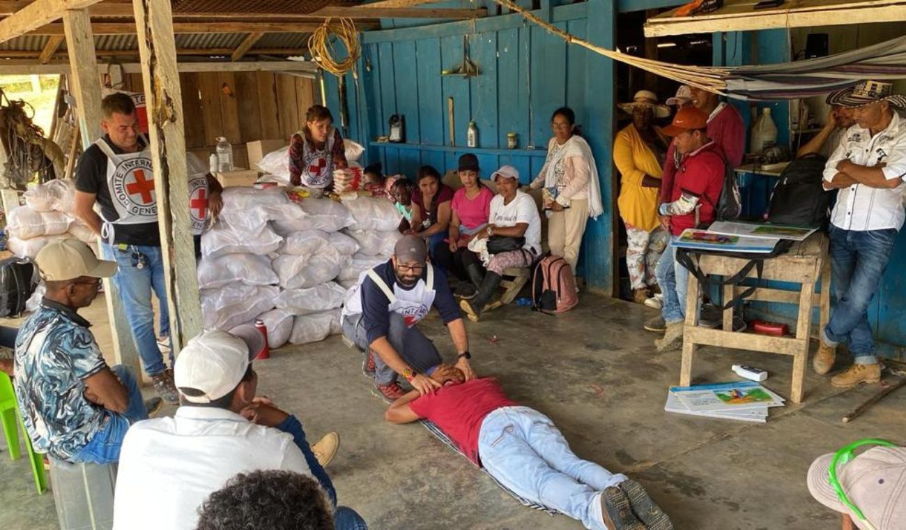 Sensibilizaciones del CICR con comunidad de zona rural de Segovia