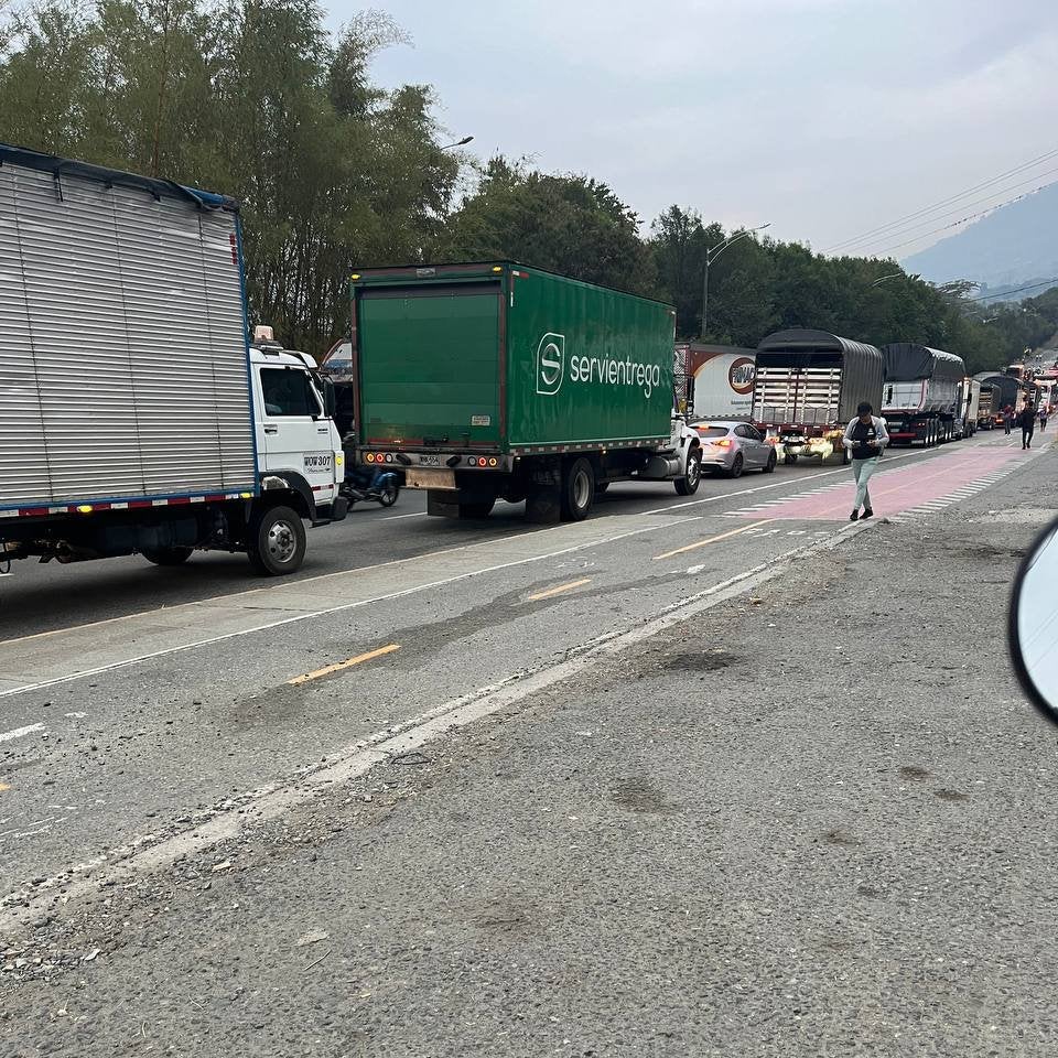 Protesta peaje Barbosa